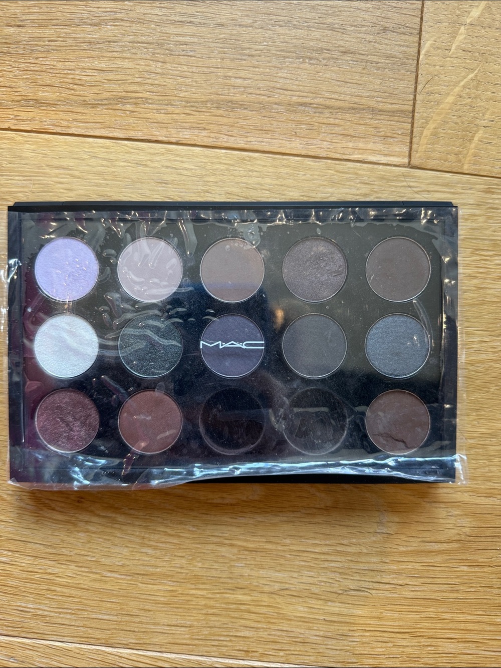 MAC Cosmetics Eyeshadow Palette - Purple, Brown, Taupe, Gray, Charcoal